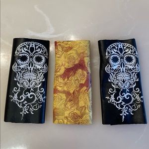 3 leather hair wraps